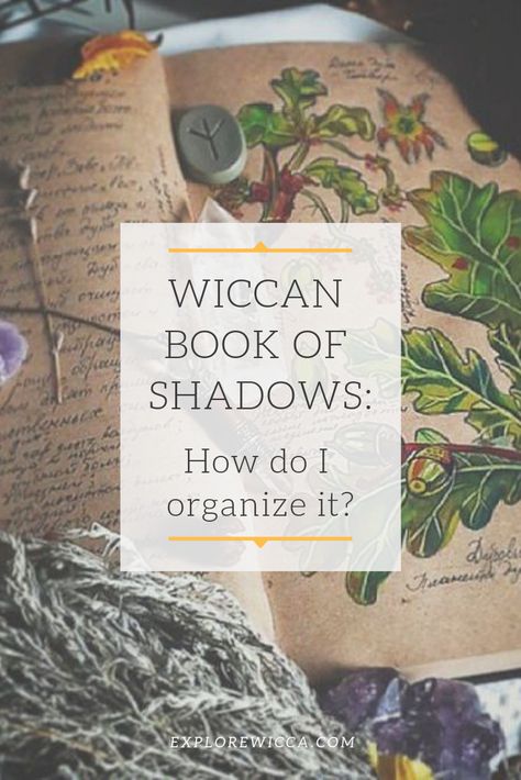 Keeping your book of shadows organized and orderly will make finding the information you need SO much easier. Find out what organization tips you need to know! #wicca #wiccan #witchcraft #magick #pagan Wiccan Book Of Shadows, Wiccan Books, Create Your Own Book, Witch Board, Wiccan Crafts, Pagan Spirituality, Spiritual Guide, Grimoire Book, Witchy Tips