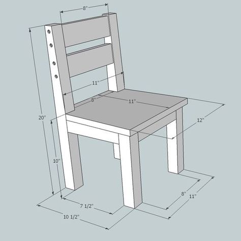 Diy Kids Chair, Furniture Ads, Woodworking Joinery, Kids Table And Chairs, Table Cafe, Wood Plans, Diy Chair, Furniture Layout, Woodworking Furniture