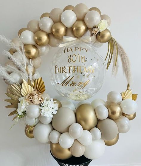 80th Birthday Balloon Decorations, 80th Birthday Balloons, 80th Balloons, Balloon Bouquet Ideas, 80th Birthday Party Ideas, 80th Birthday Party Decorations, Businesses Ideas, Balloon Designs, Afro Dance