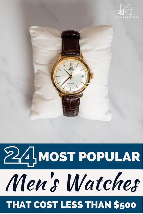 These watches look way more expensive than they are. A perfect gift for men, here are 24 of the best watches under $500. Nice Watches For Guys, Nice Watches For Men, Men’s Watch Aesthetic, Male Watches Luxury, Best Watches Under 500 Men, Men’s Watches 2023, Men’s Dress Watches, Best Watches For Men Top 10, Vintage Watches For Men Classy