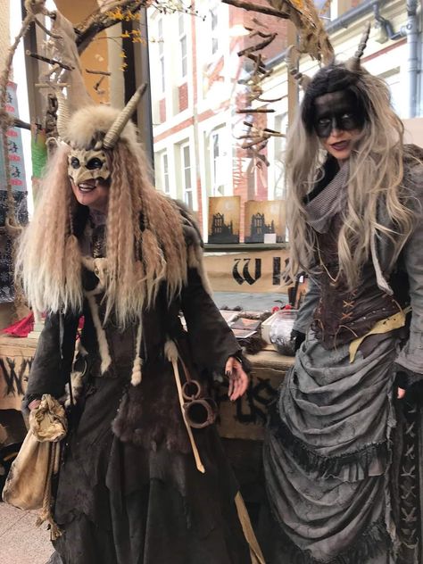 Female Krampus Cosplay, Krampus Costume Women, Female Krampus, Krampus Costume, Christmas Witch, Couples Costumes, Christmas Winter, Skirt Dress, Yule