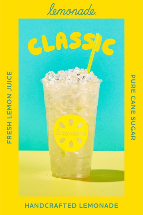 A drink so classic we created a whole restaurant around it. Our original lemonade is refreshing, tangy, and pairs perfectly with any entree 💛🍋 Follow the link to order! Lemonade Branding, Lemonade Menu, Lemonade Poster, Lemonade Business, Good Lemonade Recipe, Fresh Drink, Best Lemonade, Drinks Ideas, Lemonade Recipe