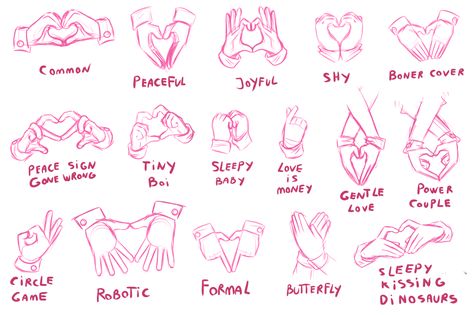 How To Draw A Hand Doing A Heart, Hand Heart Reference Drawing, Heart Hands Art Reference, How To Draw Hands Making A Heart, Making A Heart With Hands Pose, Hand Holding Heart Reference, How To Draw Heart Hands, Heart Hands Reference, Hands Making A Heart Drawing