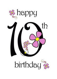 Happy 10th Birthday to an Amazing Girl Daisy Chain Greeting Card Birthday 10th Girl, Happy 10th Birthday Girl, Happy Birthday 10, 10th Birthday Girl, Birthday Wishes For Kids, Sister's Birthday, Birthday Wishes For Daughter, Birthday Quotes For Daughter, Happy 10th Birthday