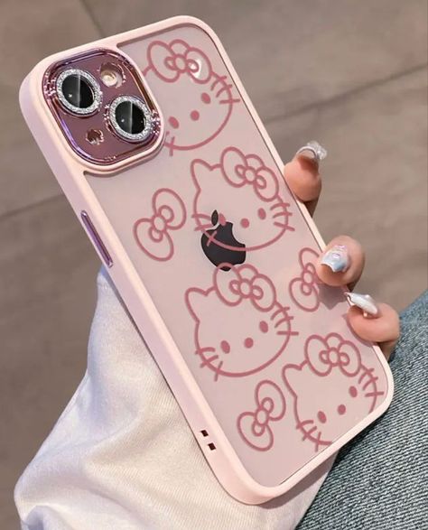 Images Hello Kitty, Hello Kitty Phone Case, Girly Phone Cases, Hello Kitty Accessories, Kawaii Phone Case, Iphone Obsession, Iphone Cases Cute, Hello Kitty Cartoon, Pretty Iphone Cases