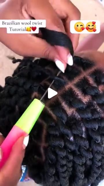 Brazilian Wool Box Braids, Brazilian Wool Hairstyles African, Brazilian Wool Hairstyles Twist, Wool Hairstyles African Hair, Latest Brazilian Wool Hair Styles, Braids With Brazilian Wool, Wool Plaiting African Hair, Brazilian Wool Hairstyles Braids, Nigerian Braids Hairstyles