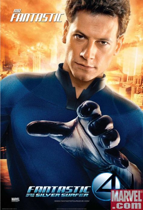 Mr. Fantastic Silver Surfer Movie, Victor Von Doom, Michael Chiklis, Mr Fantastic, The Silver Surfer, Fantastic Four Movie, Ioan Gruffudd, The Fantastic Four, Doug Jones