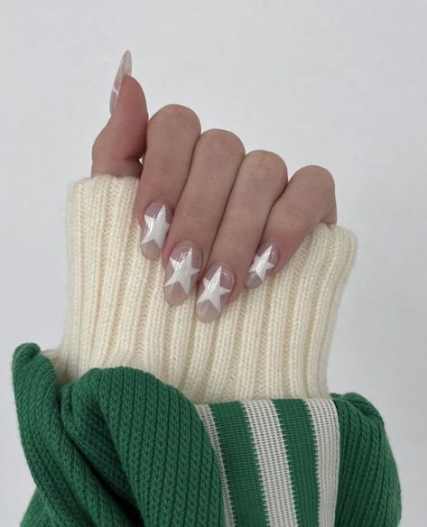 Summer Date Night Outfit, Fashion Bella, Grunge Nails, Classy Acrylic Nails, Really Cute Nails, Soft Nails, New Nail, Acrylic Nails Coffin Short, Star Nails