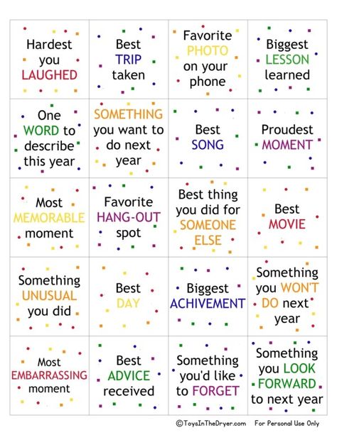 FREE Printable New Year’s Game Kids New Years Eve, New Year's Eve Activities, New Years Eve Games, Eve Game, New Year's Games, New Years Activities, New Years Eve Decorations, Printable Games, New Year’s Eve