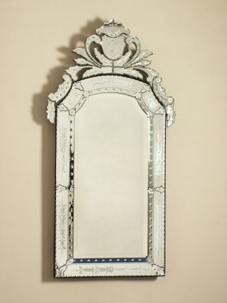 Venetian Mirror for dressing room Maitland Smith Furniture, Formal Dining Room Furniture, North Carolina Furniture, Venetian Mirror, Maitland Smith, Hand Tooled Leather, Venetian Mirrors, Beveled Mirror, Home Decor Mirrors