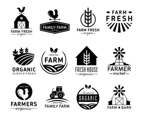 Homestead Logo, Farm Logo Inspiration, Organic Food Labels, Farm Logos, Farm Logo Design, Farm Images, Corporate Logo Design, Organic Market, Logo Design Inspiration Creative