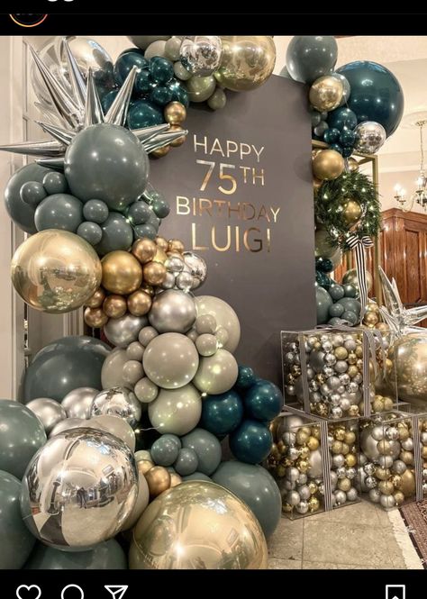 65 Birthday Balloon Ideas, 48 Birthday Party Ideas, 80th Birthday Balloons, 75 Birthday Decoration Ideas, 75th Birthday Party Decorations, 75th Birthday Decorations, Birthday Party Decoration Ideas, 80th Birthday Party Decorations, Happy 75th Birthday