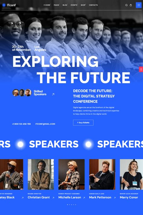 ITconf - The Ultimate Conference & Events WordPress Theme Website Features Design, Newsletter Page Design, One Page Landing Page Design, Newsletter Banner Design, Tech Infographic Design, Website Creative Design, 2024 Website Design, Wordpress Website Design Templates, Educational Websites Design