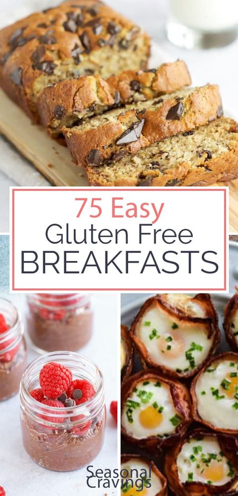 Gluten Free Breakfast On The Go Healthy, Easy Gluten Free Breakfast On The Go, Best Gluten Free Breakfast Ideas, Celiac Meal Prep, Easy Gf Df Meals, Gluten Free Recipes For Lunch Simple, Gluten Free Quick Breakfast Ideas, Gluten Free Breakfast For Dinner, Gluten Free Breakfast Wraps