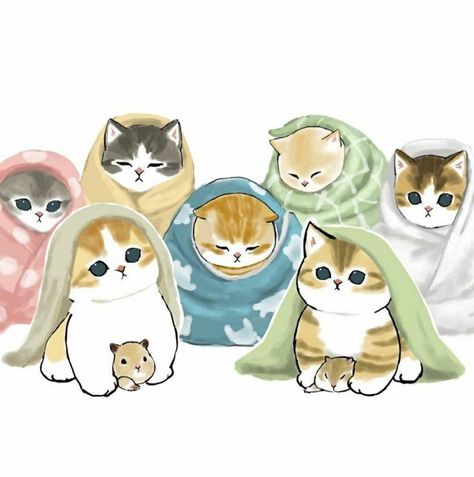 Mofusand Wallpaper, Mofu Sand, Sand Cat, Kitten Drawing, Cute Cat Drawing, Islamic Cartoon, Cute Animal Drawings Kawaii, Cat Icon, Kawaii Cat