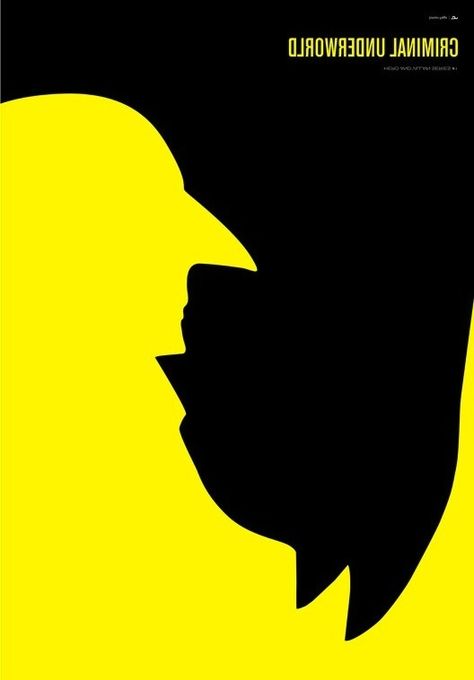 Criminal Underworld - Penguin vs Batman, by Simon Page Negative Space Artwork, Gestalt Theory, Kartu Tarot, Poster Grafico, Negative Space Art, Negative Space Design, Art Spatial, Art Geek, Logo Desing