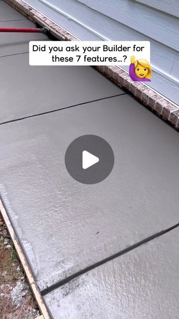 Dennis Comstock - Builder Brigade on Instagram: "‍🙋‍♀️Want more Home Building tips and ideas…?   👉They’re all organized in a checklist here: BuilderBrigade.com     Ask your builder for these 7 features:   1.  Central Thermostats  2.  Hot Water Hose Bib  3.  Generator Hook-up  4.  240v Outlet  5.  Cat6 Cable to Cameras  6.  Freezer Outlet  7.  Deck Tape     #BuilderBrigade #homebuildingtips #homebuilding #customHome #HomeBuildingChecklist" New Construction Electrical Ideas, Diy Home Building Ideas, Builder Brigade Checklist, Electrical Walkthrough For New Build, Building Your Dream Home, House Building Hacks, New Home Construction Ideas, Home Expansion Ideas, Adding A Garage To Existing House