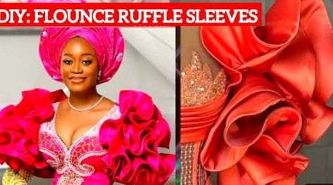 https://youtu.be/H6YIq5MtY40 Hi SEWMATES, detailed video on how this Flounce sleeve with Crinoline is made is up on our channel. Please watch like and share Nigeria Dress, How To Make Ruffles, Puffy Sleeves Dress, Sleeve Tutorial, Horse Hair Braiding, Horsehair Braid, Crinoline Dress, Flounce Sleeve Dress, Rose Sleeve