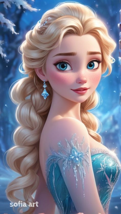 Prinssece Disney, Frozen Elsa Wallpaper, Elsa Frozen Pictures, Elsa Wallpaper, Princess Mural, Frozen 2 Wallpaper, Elsa Images, Elsa Face, Elsa Frozen 2