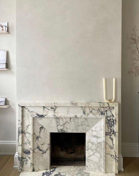 Apt34 Modern Victorian — Lauren Nelson Marble Fireplace Surround With Wood Mantle, Large Victorian Fireplace, Victorian Fireplace Mantels, Vintage Marble Fireplace, Victorian Marble Fireplace Surround, Living Room Victorian, Marble Fire Surround, Victorian Modern, Marble Fireplace Surround