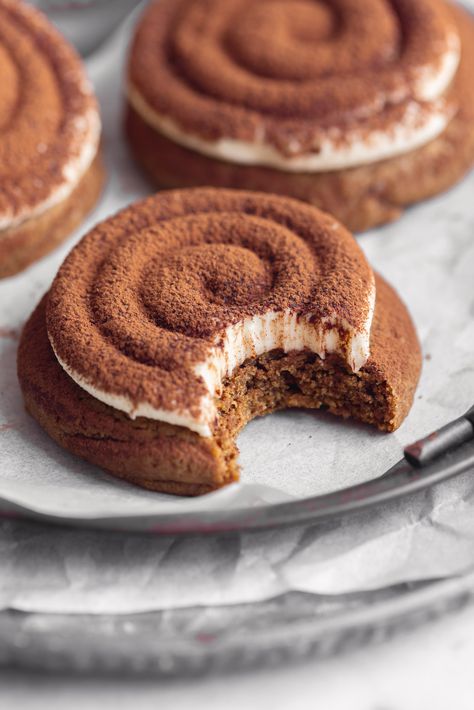 Tiramisu Cookies Best Cookie Flavors, Coffee Cake Cookies Crumbl, Tiramisu Frosting Recipe, Cookie Flavors Ideas, Stuffed Cookies Recipes, Chocolate Chip Cookies Oatmeal, Creative Dessert Ideas, Brown Sugar Espresso, Chocolate Chip Cookie Muffins