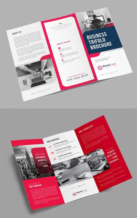 Business Tri-fold Brochure Template AI, EPS 3 Fold Flyer Design, Threefold Brochure Design, Trifold Brochure Design Layout Creative, 3 Fold Brochure Design, Tri Fold Brochure Design, Event Brochure, Brochure Design Layouts, Graphic Design Portfolio Examples, Rack Cards Design