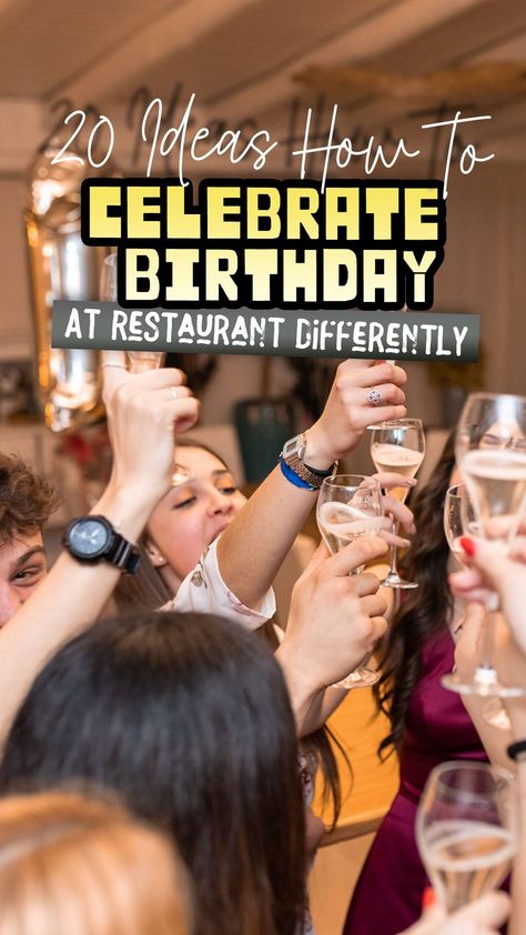 In case you want to give your loved ones a surprise birthday at restaurants or want to make your own birthday special, we’ve got you the perfect solution! Let’s take a look at some unique and memorable ideas while celebrating a birthday at a restaurant here to give you more inspiration for your next birthday celebration. #celebratebirthdayatrestaurant #restaurantstocelebratebirthday 50th Birthday Restaurant Decor, Restaurant Birthday Party Decorations, 40th Birthday Restaurant Decorations, Birthday In A Restaurant Ideas, Restaurant Bday Decorations, Birthday Decor At Restaurant, How To Decorate A Restaurant For A Party, Birthday Dinner Themes Ideas, Birthday Dinner At A Restaurant