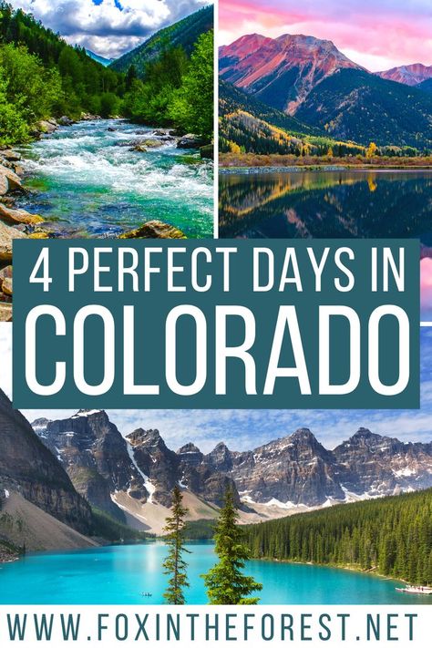 4 Days in Colorado : Ultimate Colorado Road Trip Best Places In Colorado To Visit, Flat Iron Mountains Colorado, 4 Days In Colorado, 3 Days In Colorado, Best Places To Visit In Colorado Summer, Colorado In June, Best Hiking In Colorado, Travel To Colorado, Must See Places In Colorado