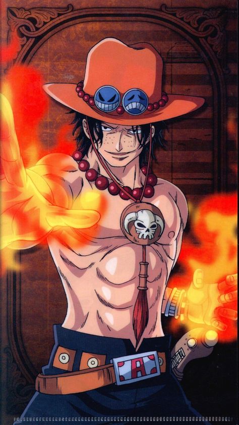 Pirate King Luffy, Fire Fist Ace, King Luffy, Ace One Piece, One Piece Wallpaper, One Piece Cartoon, Pirate King, One Piece Wallpaper Iphone, Anime Clothing