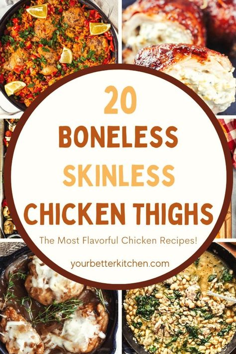 Boneless Skinless Chicken Thigh Dinner Recipes, Quick Boneless Skinless Chicken Thigh Recipes, Cheap Chicken Thigh Meals, Healthy Boneless Skinless Chicken Thigh Recipes Crockpot, Good Chicken Thigh Recipes, Boneless Skinless Chicken Thigh Recipes Easy Weeknight Meals, Slow Cooker Recipes For Boneless Skinless Chicken Thighs, Blsl Chicken Thigh Recipes, Light Chicken Thigh Recipes