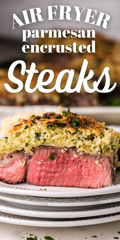 Air Fryer Longhorn Steakhouse Parmesan Crusted Steak - main dishes #maindishes Crusted Steak Recipe, Parmesan Crusted Steak, Longhorn Steakhouse Recipes, Crusted Steak, Delmonico Steak, Steakhouse Recipes, Recipes Steak, Steak In Oven, Longhorn Steakhouse