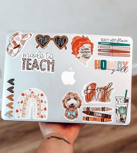 Teacher in the Burbs shared a post on Instagram: "Is there really such a thing as too many stickers?? Asking for a friend…😏 // You can shop my stickers by clicking on the link in my bio OR visiting my Etsy shop!! http://liketk.it/3iUTl @liketoknow.it #liketkit #LTKsalealert #LTKunder50 #LTKteacher • #teacherintheburbs #teacherstickers #stickershops #etsystickershop #etsystickershop #stickershopowner #firstyearteacher #teacherlaptop #laptopstickers #laptopsticker #teachersofinstagram #... Teacher Laptop Stickers, Cozy Classroom, Many Stickers, Teacher Wish List, Teaching Classroom Decor, Future Job, Cute Fall Wallpaper, Teacher Stickers, Teacher Things