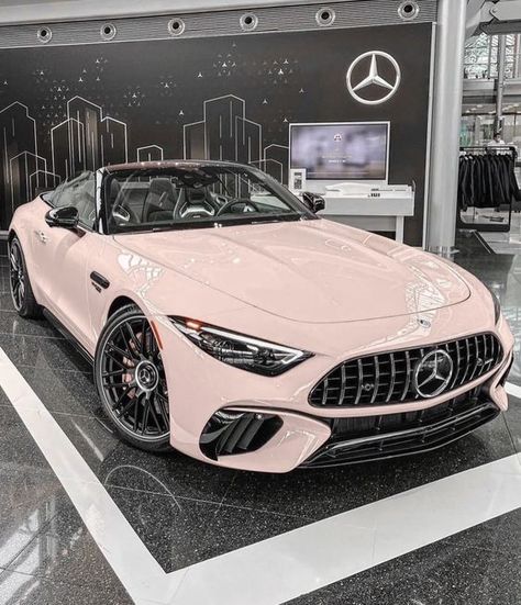 #follow #cars #luxury #mercedesbenz #pink #lifestyle #blogging #blogger #blog Cute Cheap Cars, Best First Cars, Pretty Cars For Women, Pink Suv, Baddie Cars, Infinity Car, Cars For Teenagers, Couple Cars, Rides Aesthetic