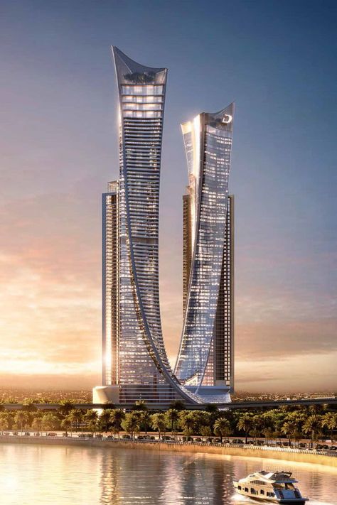 City Development, Architecture Photography Buildings, Futuristic Building, Modern Skyscrapers, Future Buildings, Skyscraper Architecture, Building Concept, Architecture Building Design, Architecture Design Concept