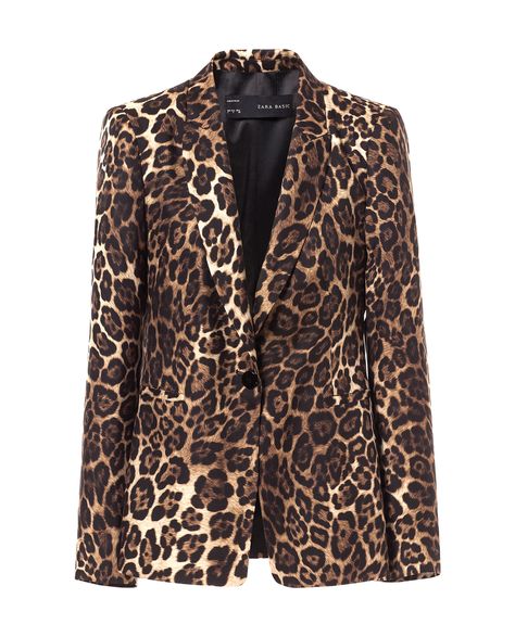 ANIMAL PRINT BLAZER - Blazers - Woman | ZARA United States Leopard Blazer, Animal Print Blazer, Jacket Suit, Zara Blazer, Va Va Voom, Printed Blazer, Womens Blazers, Zara Jackets, Animal Fashion