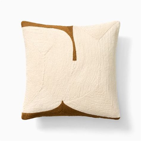 Pillows, Throws, & Poufs | West Elm Garden Accessories Decor, West Elm Pillows, Neutral Throw Pillows, Moon Pillow, Fall Bedding, West Elm Kids, Persian Style Rug, Orange Pillows, Canvas Pillow