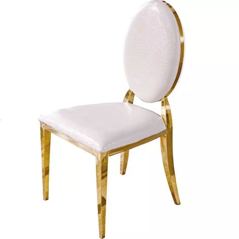 Dior Chairs Wedding, Gold Chairs Wedding, Dining Table And Chairs Ideas, Gold Wedding Chairs, Banquet Chairs, Dining Wedding, Gold Dining Chairs, Fancy Chair, Louis Chairs