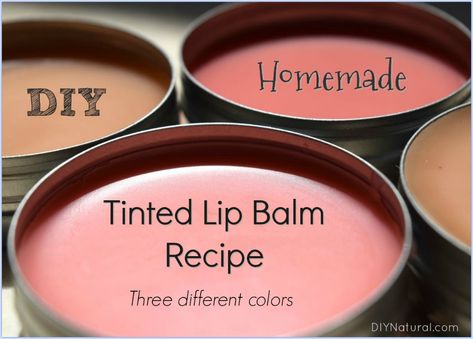 Lip Balm With Vaseline, Tinted Lip Balm Diy, Diy Tinted Lip Balm, Tinted Lip Balm Recipe, Homemade Lip Balm Recipe, Lip Balm Recipe, Diy Lip Balm Recipes, Lip Balm Tin, Balm Recipe