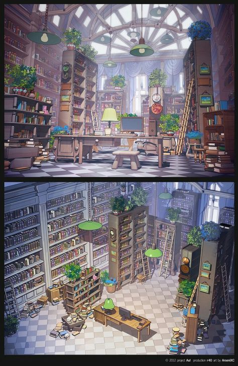 Library Room Concept Art, Library Room Drawing Sketch, Library Painting Art, Library Background Drawing, Library Digital Art, Library Room Drawing, Library Drawing Illustration, Fantasy Library Concept Art, Library Illustration Art