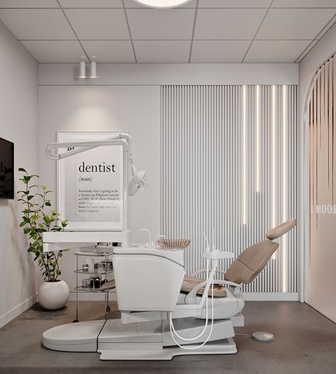 Dental Clinic on Behance Interior Dental Clinic Design, Best Dental Clinic Design, Interior Design Dental Clinic, Interior Clinic Design, Dental Room Decor, Dentist Design Interior, Stomatology Design Interior, Dental Clinic Decor, Dental Clinic Layout