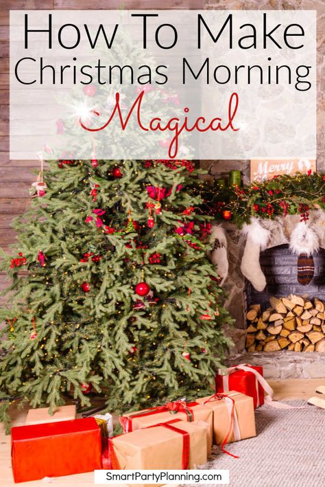 Do you want to know how to make Christmas morning magical? The magic of Christmas comes from the little things and traditions that you undertake as a family. These easy ideas are suitable for all ages and will help to create memories that will last a lifetime. Christmas Morning Traditions, Traditions To Start, Magic For Kids, Christmas Photo Booth, Christmas Props, Christmas Traditions Family, Create Memories, The Magic Of Christmas, Magic Of Christmas