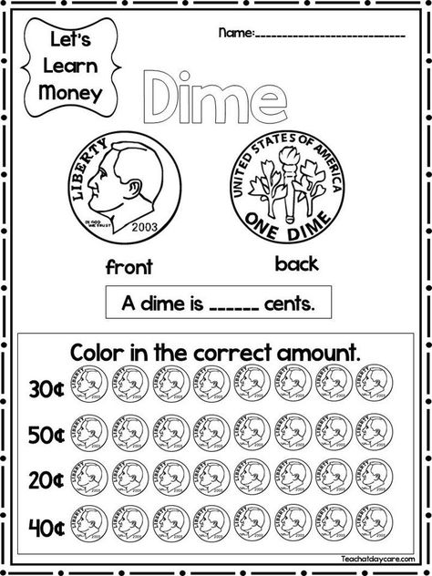 12 fun & engaging money worksheets for kids to learn about coins, bills, addition, subtraction, & more! Perfect for kindergarten to 2nd grade. #moneyworksheets #kindergartenmath Kindergarten Money Worksheets, Money Kindergarten, Counting Money Worksheets, Money Math Worksheets, Learning Money, Worksheet For Kindergarten, Printable Money, Teaching Money, Money Math