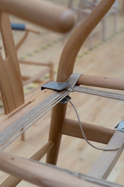 Modern Chair Design, Danish Design Chair, Danish Cord, How To Weave, Chair Design Modern, Danish Chair, Carl Hansen & Son, Sustainable Supply Chain, Carl Hansen