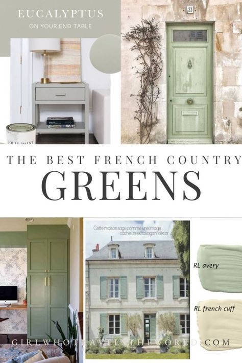 What are the Best French Country Paint Colors? - Girl Who Travels the World French Colonial Paint Colors, French Country Paint Colors Sherwin Williams, French Country Interior Paint Colors, French Country Green Paint, French Country Color Palette Bedroom, French Green Paint Colors, French Country Blue Paint Colors, French Cottage Paint Colors, French Country Exterior House Colors