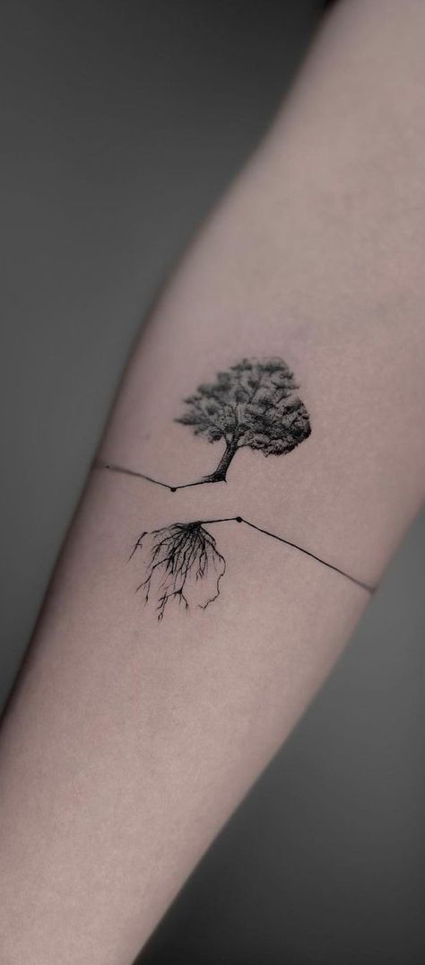 Wrap Around Tree Tattoo, Left Peck Tattoo Men Ideas, Pythagoras Tattoo, Philosophy Tattoos Ideas, Men Tattoos For Daughter, Tattoo Nature Ideas, Existential Tattoo Ideas, Tree Armband Tattoo, Tree Wrist Tattoos For Women