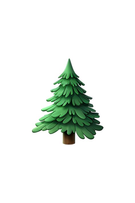 The 🌲 Evergreen Tree emoji depicts a tall, green tree with a triangular shape. The tree has a thick trunk and branches that extend outwards, with green needles or leaves covering the branches. The emoji may also have a brown trunk and a few brown branches to represent the texture of the tree. Overall, the emoji gives the impression of a healthy, vibrant evergreen tree. Ios Emoji Christmas, Emot Iphone, Christmas Tree Icon, Christmas Emojis, Tree Emoji, Christmas Emoji, Apple Emojis, Emoji Christmas, Emoji Stickers Iphone