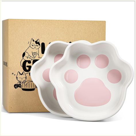 LE TAUCI Cat Food Bowl Ceramic, 8 Oz Small Cat Food Dishes for Indoor Cats, Cat Water Bowl, Relief Whisker Fatigue Cat Bowls, Cat Food Dish, Pet Feeding Area, Cat Water Bowl, Small Animal Food, Cat Dishes, Cat Food Bowl, Indoor Cats, Bowl Ceramic, Small Cat