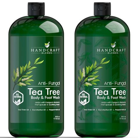 Natural Cosmetics Packaging, Body Wash Packaging, Hair Care Business, Tea Tree Body Wash, Cosmetic Labels Design, Shampoo Packaging, Bottle Design Packaging, Cosmetic Labels, Bottle Label Design