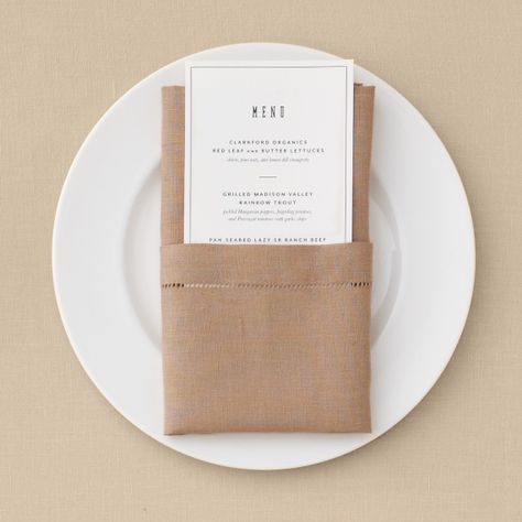 7 Ways to Fold a Napkin for Your Big Day and Every Day Fast Pasta Recipes, Wedding Napkin Folding, Fold Napkins, Table Napkin, Yummy Pasta Recipes, Menu Card, Napkin Folding, Martha Stewart Weddings, Wedding Napkins