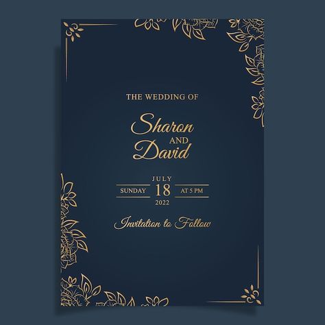 Vector luxury creative floral wedding in... | Premium Vector #Freepik #vector #engagement-invitation #engagement-card #wedding-invite #card-wedding Luxury Invitation Design Template, Luxurious Wedding Invitations, Luxury Invitation Design, Luxury Invitation Card, Invitation Engagement, Invite Card, Floral Wedding Invitation Card, Invitation Design Template, Engagement Card